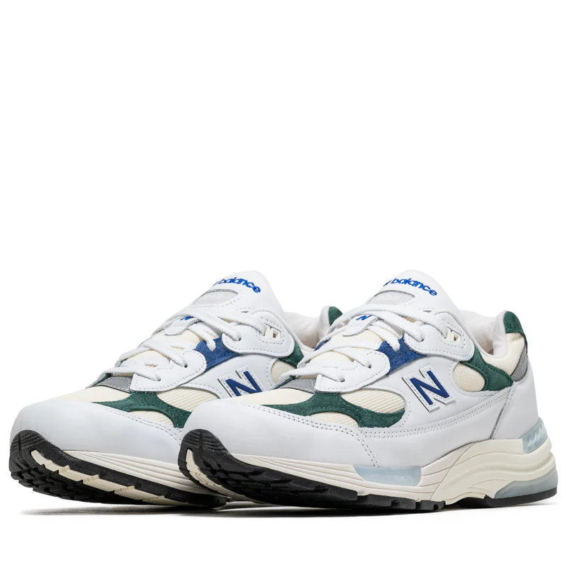 New Balance Made in USA 992 - White/Marsh Green