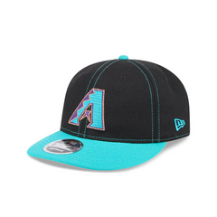 New Era 9Fifty Retro Crown Arizona Diamondbacks 20Th Anniversary Champions Patch a Snapback Hat - Black, Teal