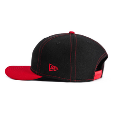 New Era 9Fifty Retro Crown Philadelphia Phillies Veterans Stadium Patch Snapback Hat - Black, Red