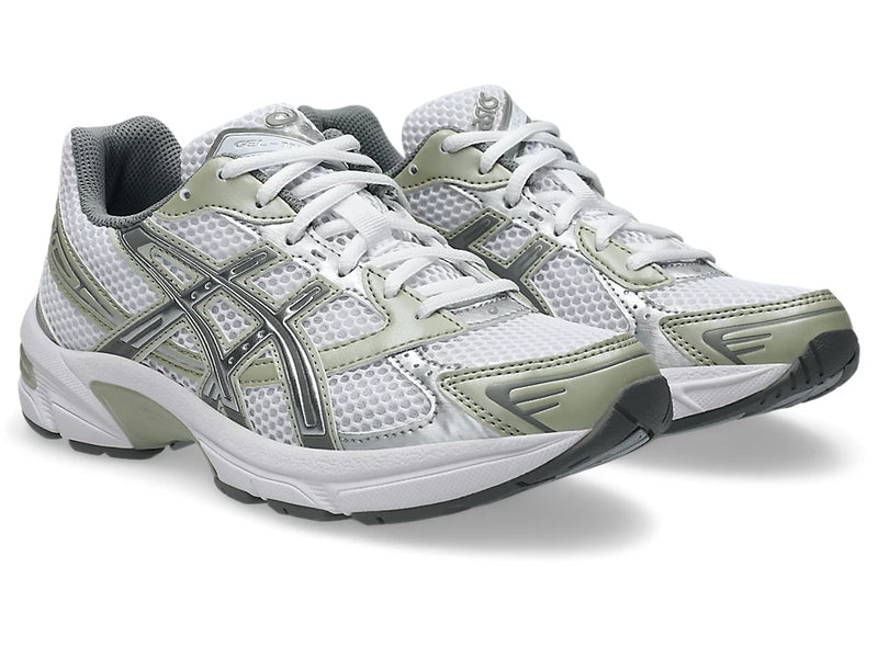 ASICS GEL-1130 White Dried Leaf Green 1202A164-124 Sneaker Shoe Trainer