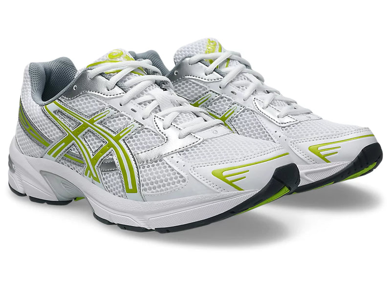 ASICS GEL-1130 White Green Apple 1203A609-105 Sneaker Shoe Trainer