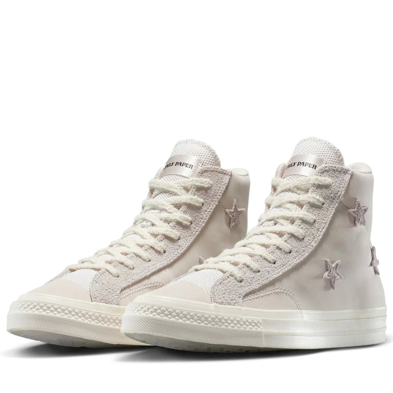 Daily Paper X Converse Star Player 76 Hi - White Sand/Egret