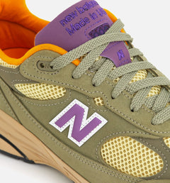 Teddy Santis X 993 Made in Usa Olive Leaf Mens Lifestyle Shoe - Olive Leaf/Maize