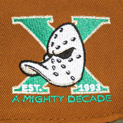 New Era 59Fifity Anaheim Ducks 10Th Anniversary Patch Hat - Khaki, Olive