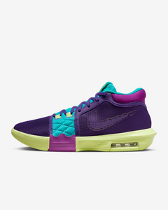 LeBron Witness 8 Field Purple/Dusty Cactus/Light Lemon Twist/White FB2239-500