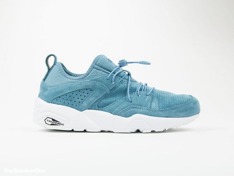 Puma Blaze Of Glory Soft Blue Heaven White Shoe Sneaker Trainer