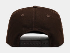 Mexico Curve 950AF Snapback Mens Hat (Dark Brown)