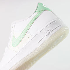 Kids Nike Air Force 1 LV8 GS White Mint Foam White Phantom Sneaker Shoe Trainer