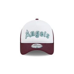 Los Angeles Angels Optic White 9FORTY A-Frame Snapback Hat