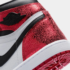 Air Jordan 1 Retro High OG Ruby Womens Lifestyle Shoes (Varsity Red/Black/White)