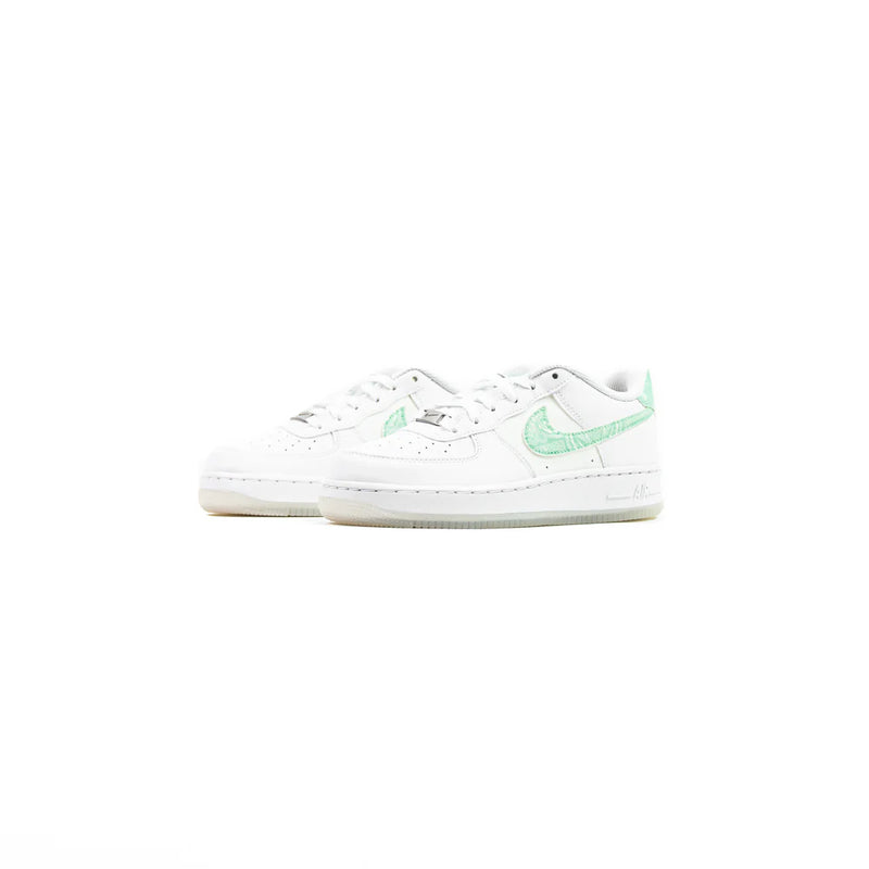 Kids Nike Air Force 1 LV8 GS White Mint Foam White Phantom Sneaker Shoe Trainer