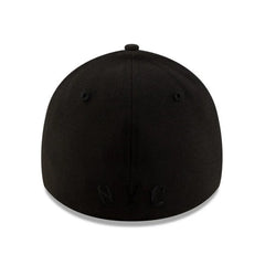 New Era 39Thirty New York Mets Stretch Fitted Hat - Black, Black