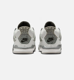 Air Jordan 4 Retro White Cement Infant Toddler Lifestyle Shoe - Summit White/Fire Red/Cement Grey/Black