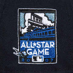 New Era 59Fifty San Francisco Giants 2007 All Star Game Patch G Hat - Navy, Light Blue, Metallic Silver