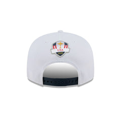 2025 Ryder Cup Team USA White Split Panel 9FIFTY Snapback Hat