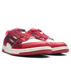 Skel Top Low - Red/White