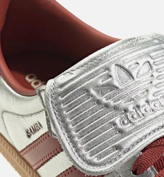 Samba LT Womens Lifestyle Shoe - Silver Metallic/Preloved Ruby/Gum