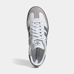 Samba OG Grade School Lifestyle Shoes (Core White/Grey)