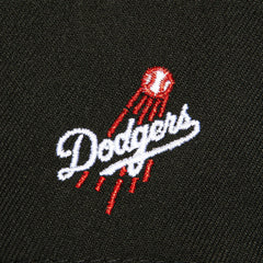 New Era 59Fifty Los Angeles Dodgers Logo Patch 1984 Olympic Stadium Hat - Black