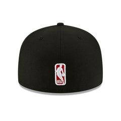 Chicago Bulls New Era LOCAL Fitted 59Fifty NBA Hat - Black/Red
