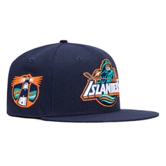 New Era 59Fifty New York Islanders Logo Patch Hat - Light Navy