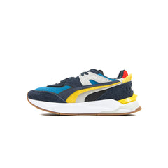 Puma Mirage Sport Layers Blue Parisian Night Gray Yellow Orange Brown Sneaker Shoe Trainer