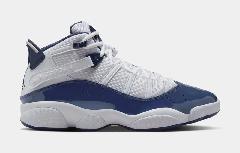 6 Rings Mens Basketball Shoes (White/Neutral Grey/Midnight Navy)