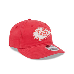 Kansas City Chiefs Canvas Felt Retro Crown 9FIFTY Strapback Hat