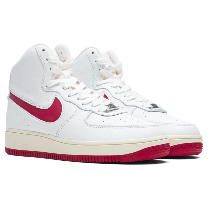 Women'S Air Force 1 Sculpt - Summit White/Gym Red