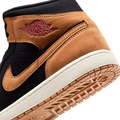 Air Jordan 1 Mid SE (Black/Flax/Varsity Red/Sail)