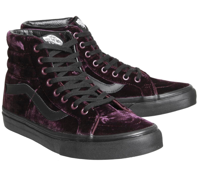 Vans Sk8-Hi Reissue Velvet Red Black VN0A2XSBF17 Sneaker Shoe Trainer