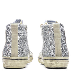 Women'S Slide Sneaker - Silver/White/Marble