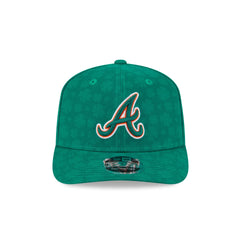 Atlanta Braves St. Patrick'S Day 2025 9SEVENTY Stretch-Snap Hat
