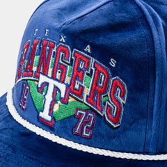 Texas Rangers Go Big Hitch Snapback Mens Hat (Blue/Red)