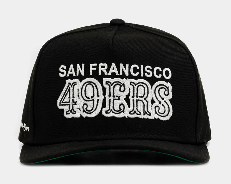 San Francisco 49Ers Chrome 950AF Snapback Mens Hat (Black/White)