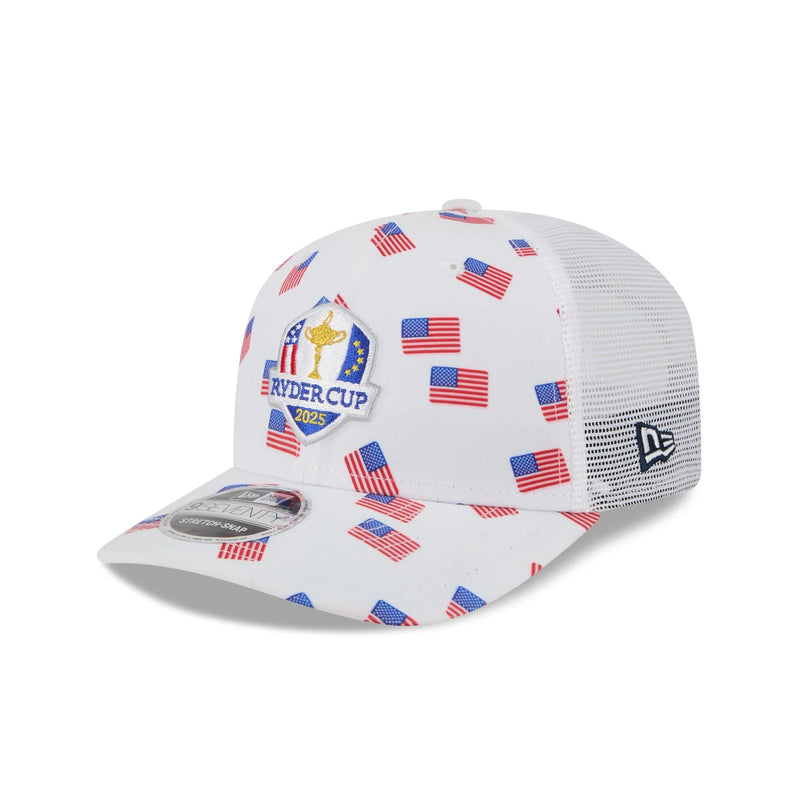 2025 Ryder Cup Flag Pattern 9SEVENTY Trucker Hat