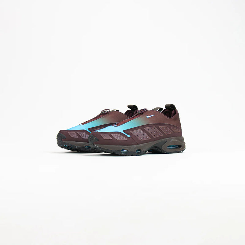 WMNS Nike Air Max SNDR Burgundy Crush Red Baltic Blue Black HQ4189-600 Sneaker Shoe Trainer
