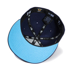 New Era 59Fifty Nashville Predators 10Th Anniversary Patch Hat - Light Navy