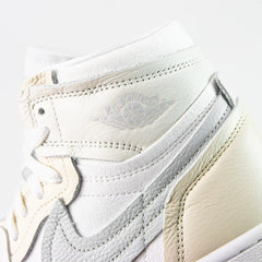 Wmns Nike Air Jordan 1 MM High White Pure Platinum Sail Beige  Sneaker Shoe Trainer