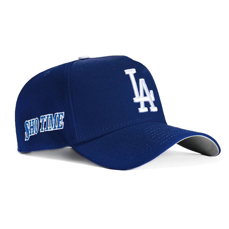 New Era 9Forty A-Frame Los Angeles Dodgers Shotime Patch Snapback Hat - Royal