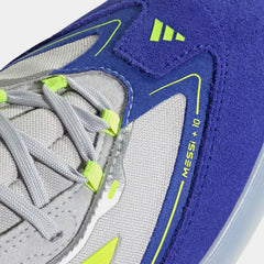 F50 Freestyle Messi Mens Lifestyle Shoes (Silver Metallic/Solar Yellow/Lucid Blue)