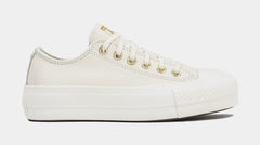 Chuck Taylor All Star Lift Womens Lifestyle Shoes (White/Gold)
