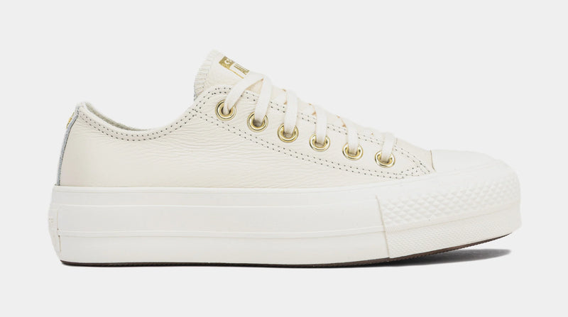 Chuck Taylor All Star Lift Womens Lifestyle Shoes (White/Gold)