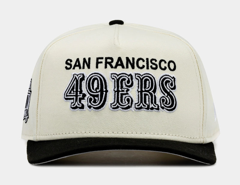 San Francisco 49Ers 950AF Snapback Mens Hat (Beige/Black)