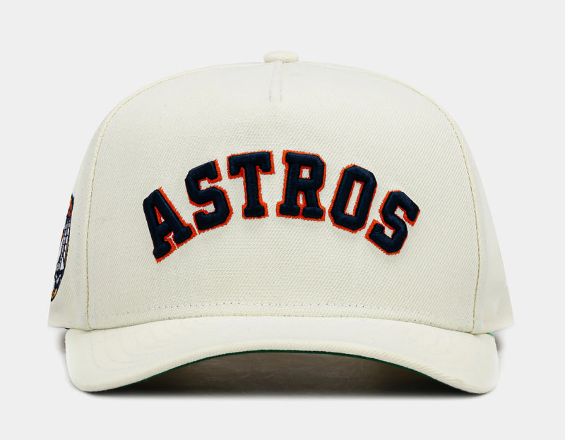 Houston Astros 950AF Snapback Mens Hat (Beige/Orange)