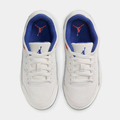 Flight Court Grade School Basketball Shoes (Phantom/Deep Royal Blue/Chile Red)