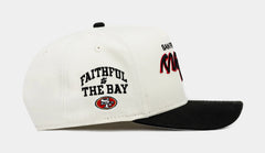 San Francisco 49Ers Upside down 950AF Snapback Mens Hat (Beige/Red)