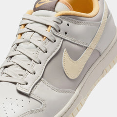 Dunk Low Retro Mens Basketball Shoes (Light Bone/Coconut Milk/College Grey)