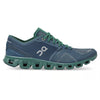 ON CLOUD X Running Storm Tide Blue Green White 40-99703 Sneaker Shoe 11.5