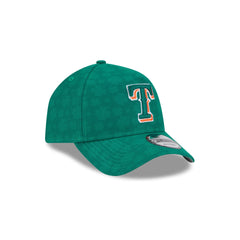 Texas Rangers St. Patrick'S Day 2025 9FORTY A-Frame Snapback Hat